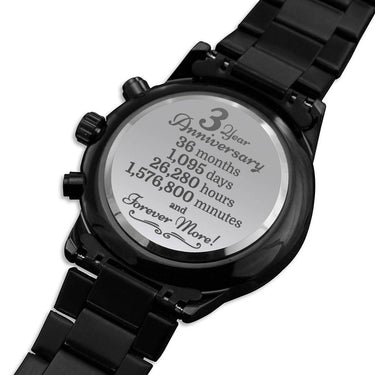 3rd Anniversary Black Watch - Love You This Much